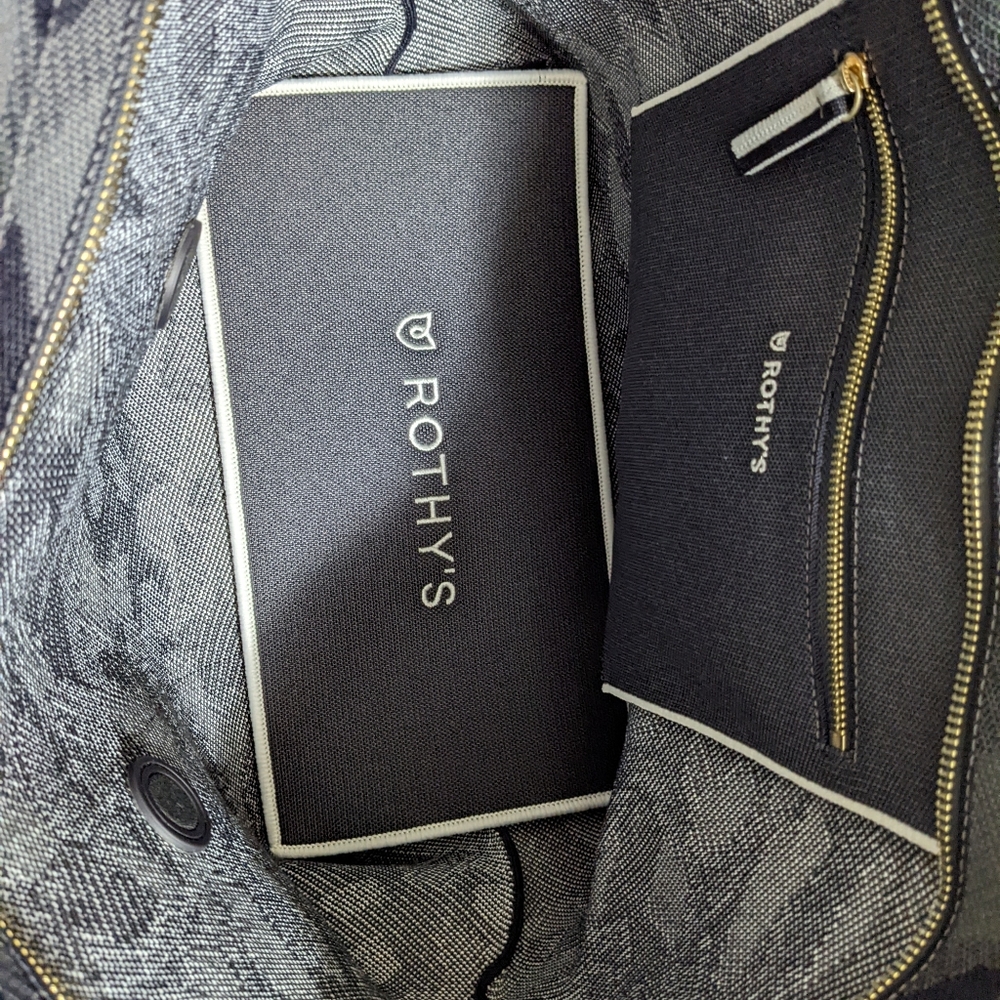 Rothy's The Essential Tote in Slate Camo - Picture 5 of 8